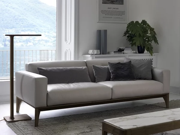 Moderne Stehlampen Designs sofa grau