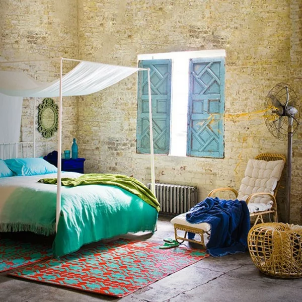 Schlafzimmer gestalten orientalisch komplett 