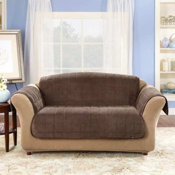 Stretchbezug blumenvasen Sofa traditionell look