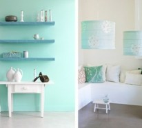 Wandfarbe Mintgrün verleiht Ihrem Wohnraum ein magisches Flair