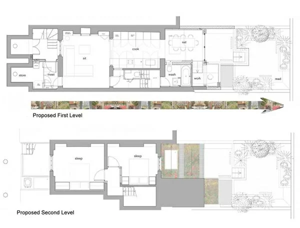 architektenhaus jewelbox london architektonischer wohnplan