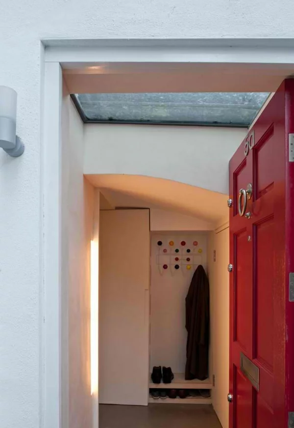 architektenhaus jewelbox london moderne architektur eingangsbereich flur gestalten