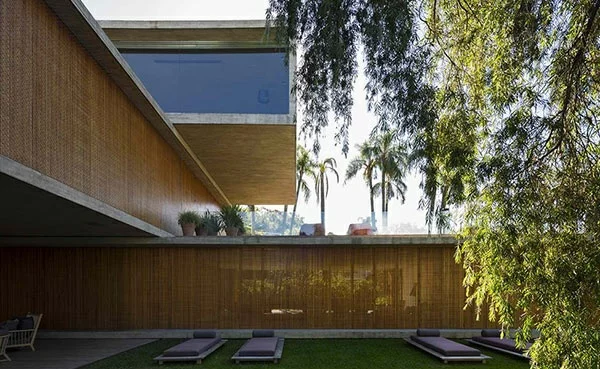 architektur und design p haus brasilien außenbereich gestalten lounge möbel