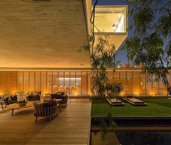 architektur und design p haus brasilien nachhalige architektur terrassengestaltung garten