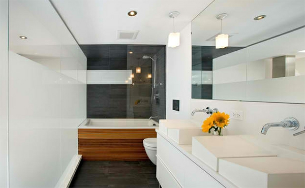 badezimmer design badspiegel weiß