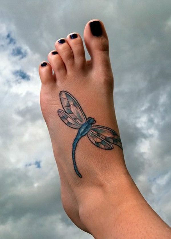 tattoos designs fuss tattoo libelle motiv