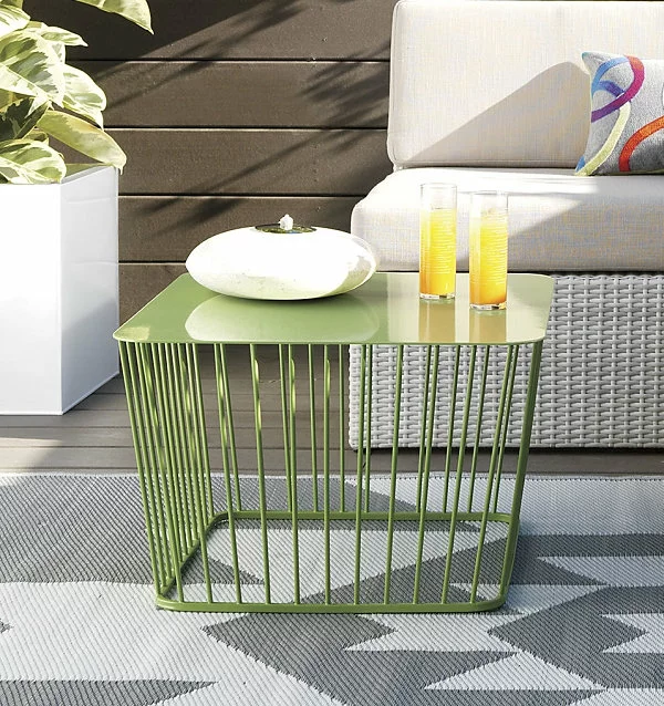 dekoideen outdoor möbel tisch