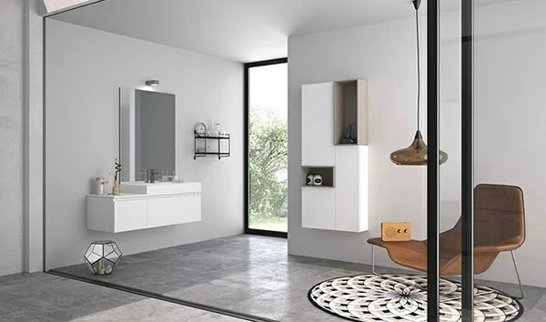 designer badmöbel set altamarea badezimmer gestalten beton bodenbelag