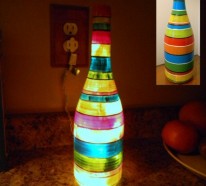 DIY Lampe aus Weinflaschen – kreative Dekoideen