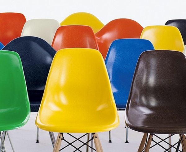 designer möbel bunte designstühle eames shell chairs