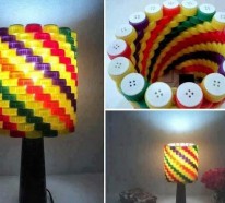 Außerordentliche DIY Lampe aus Flaschendeckeln
