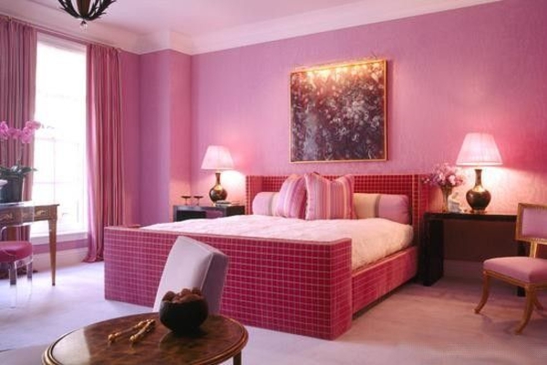 feng shui schlafzimmer einrichtung rosa