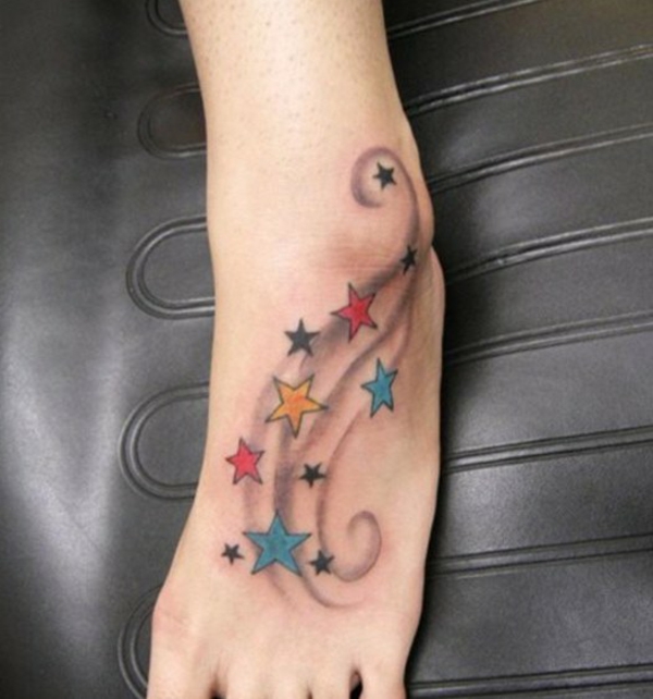 Tattoo sterne unterarm frau Tattoo Sterne