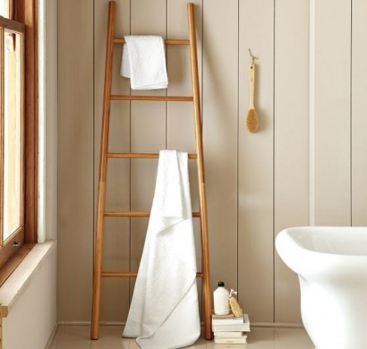 Handtuchleiter Holz - 35 reizende Badezimmer im Landhausstil