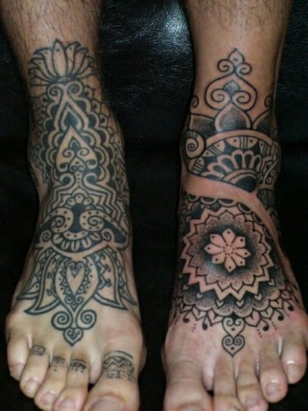 fuss tattoo designs tattoos polynesisch
