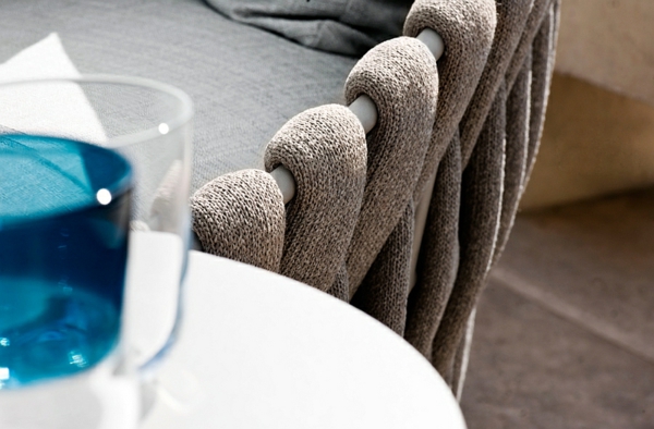gartendeko lounge möbel outdoor moderne sessel plüsch designideen