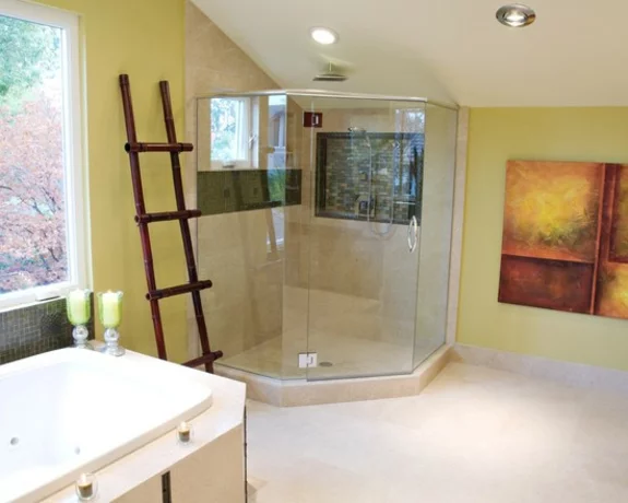 handtuchleiter holz bedezimmer möbel dusche einbauwanne wandfarbe
