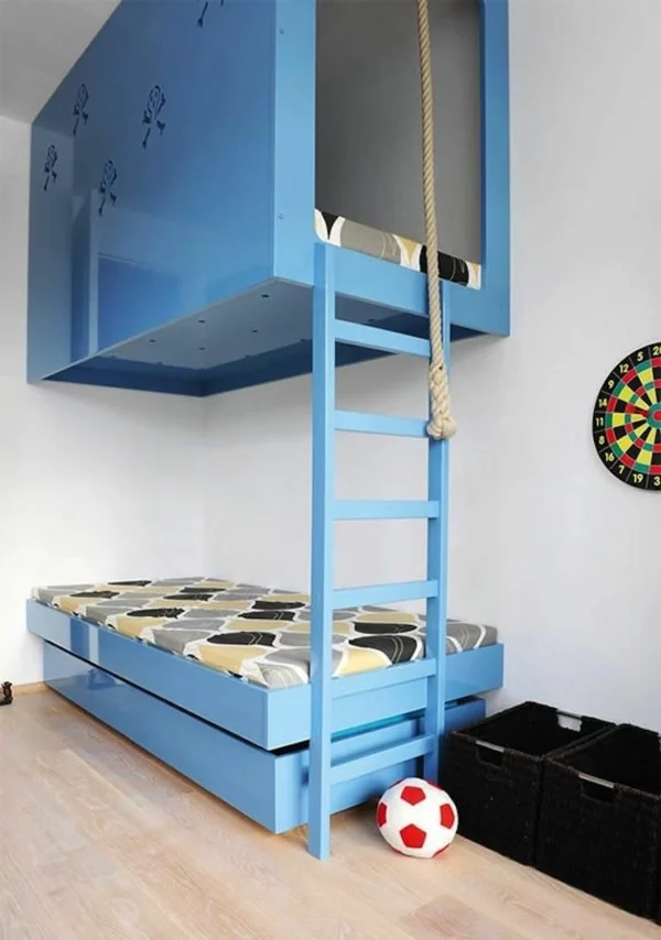kinder-etagenbett -bilder-jugendzimmer-baby-futuristisch-design