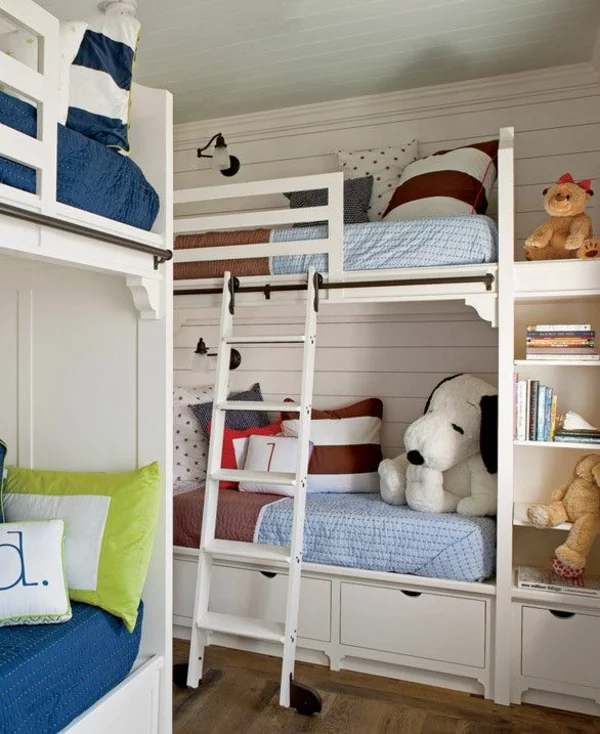 kinder-etagenbett -bilder-jugendzimmer-baby-schubladen
