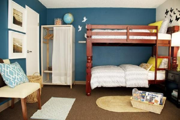 kinder-etagenbett -bilder-jugendzimmer-baby-traditionell