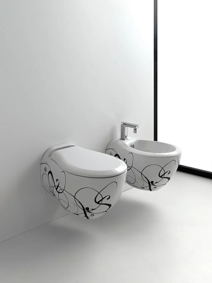 kleines badezimmer einrichten moderne badezimmer möbel weiß schwarz