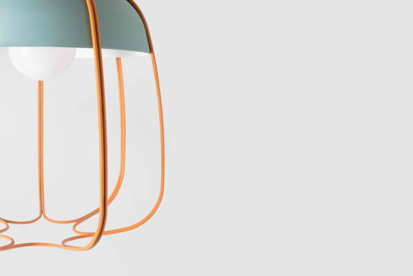 lampen und leuchten designer hängeleuchten blau orange Tull leuchten Tommaso Caldera