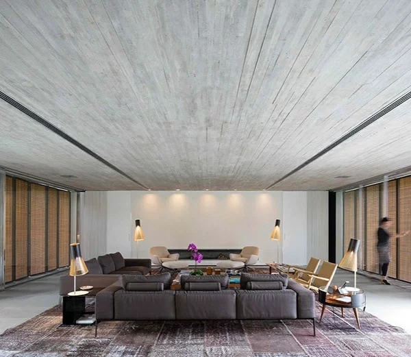 moderne architektur nachhaltiges design p haus brasilien wohnzimmer einrichtung