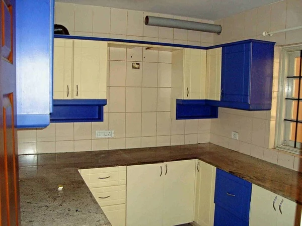 modulküchen designideen küche blau weiß
