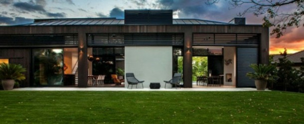 modernes haus neuseeland architektenhaus außenbereich gestalten