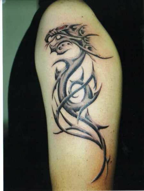 Tattoo bedeutung drachen Drachen Tattoo