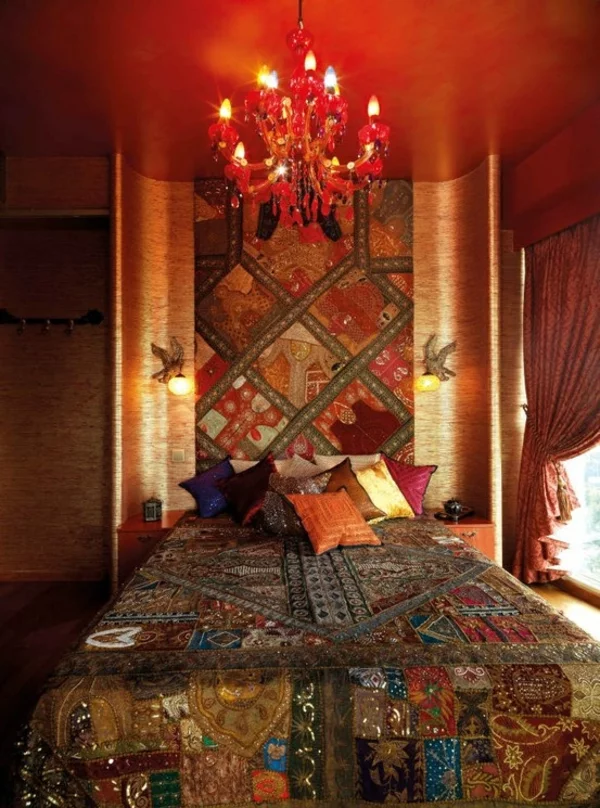 design marokkanisches schlafzimmer romantisch