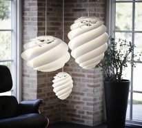 Designer Leuchten – großartige Pendelleucheten mit spiralförmigem Design