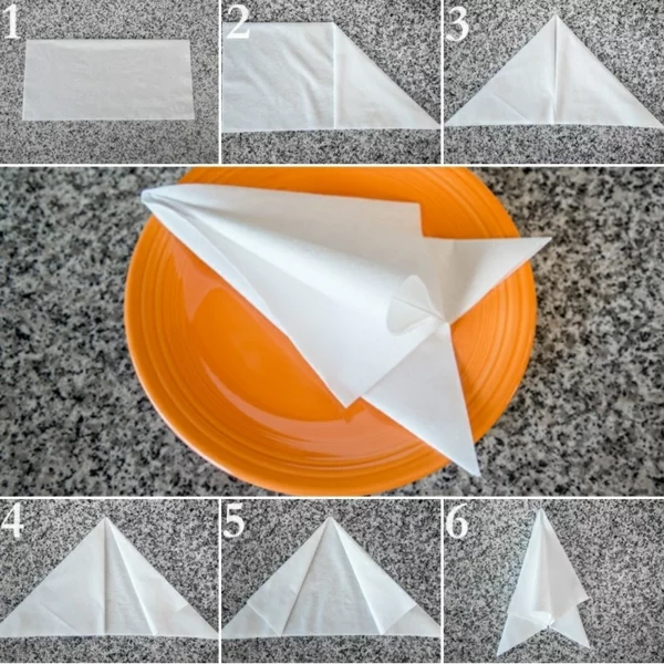 servietten falten anleitung papierservietten falttechnik