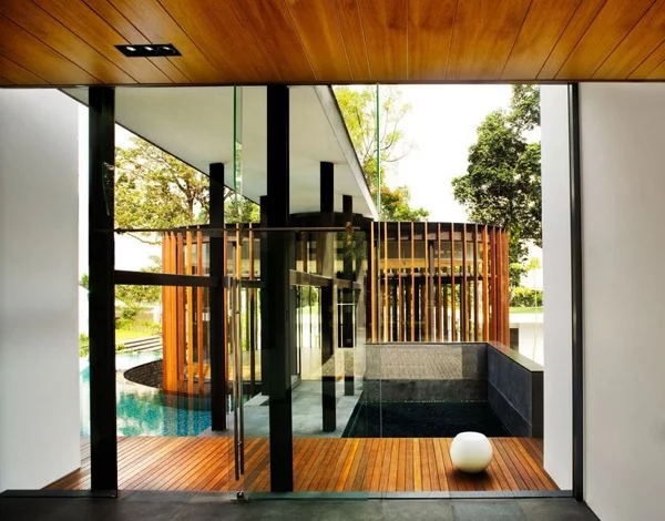 singapur modernes haus k2ld architekten moderne architektur holz glas