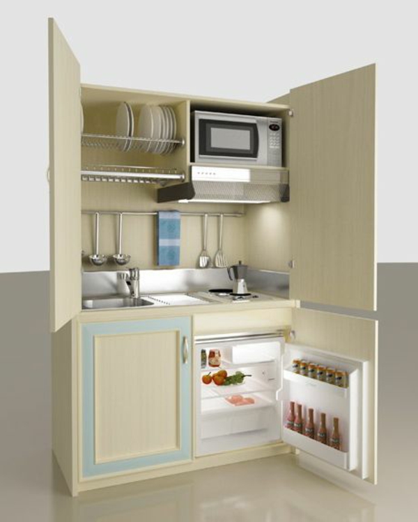 modulküchen designideen küche kühlschrank mikrowelle