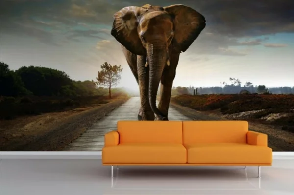 tapeten entfernen haushalt schöne designs orange sofa