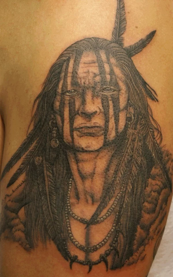 tattoo designs einheimische amerika oberarm