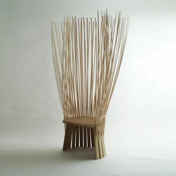 designideen bambus deko stuhl möbel