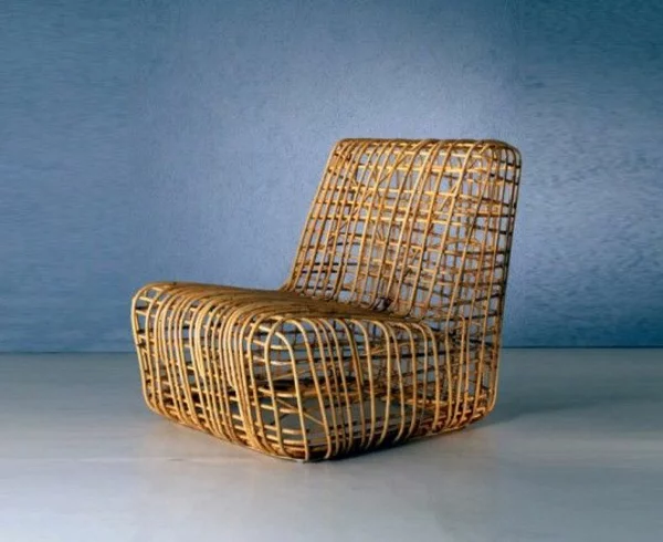 designideen bambus deko möbel sessel