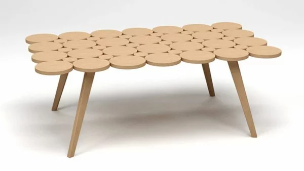 designideen bambus deko möbel  tisch