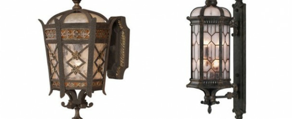 wandleuchten antik aussenlampen traditionell design