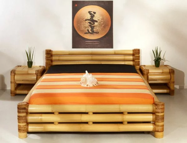 bambus möbel deko bambusholz schlafzimmer