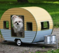 Coole Karawanen für Haustiere – Designer Hundhaus auf Rollen