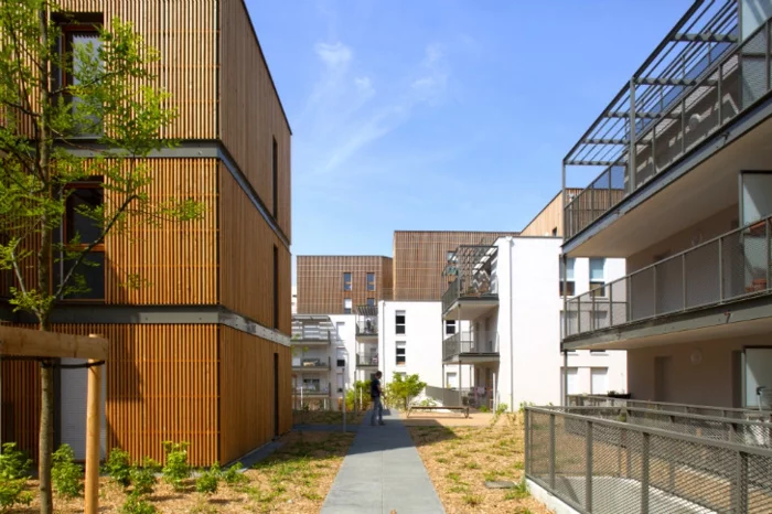 Green Cascade de la Passerelle stadviertel lyon modernes wohnen nachhaltiges bauen