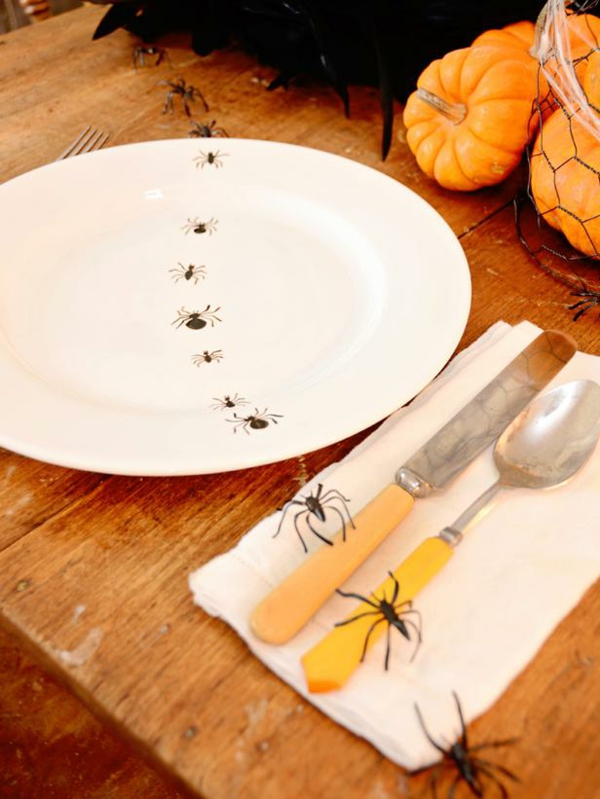 spinnen Halloween Dekoration insekten teller