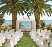 Hochzeitsdeko mit Blumenschmuck – Coole Hochzeitsdekoration im Freien