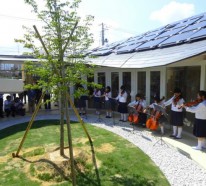 Moderne Architektur zu wohltätigen Zwecken in Fukushima