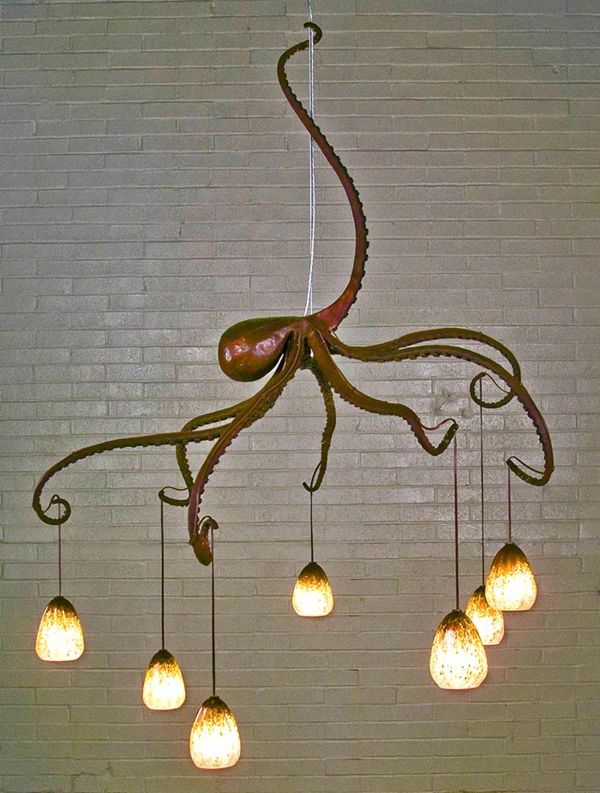 Oktopus leuchten Möbel dekoartikel art modern pendelleuchten glühbirnen