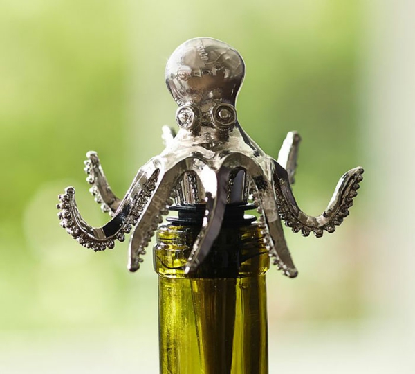 Oktopus-Möbel-dekoartikel-art-modern-weinflasche