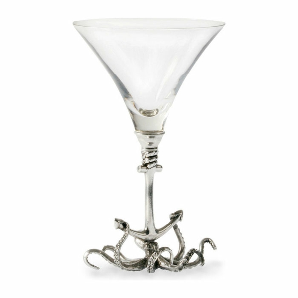 Oktopus küchen Möbel dekoartikel art modern weinglas martini
